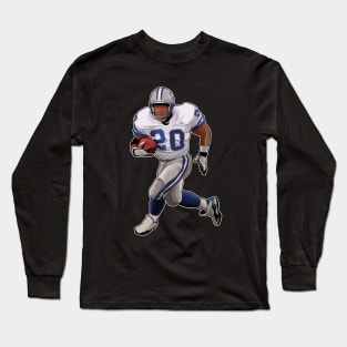 Barry Sanders #20 Hold The Ball Long Sleeve T-Shirt